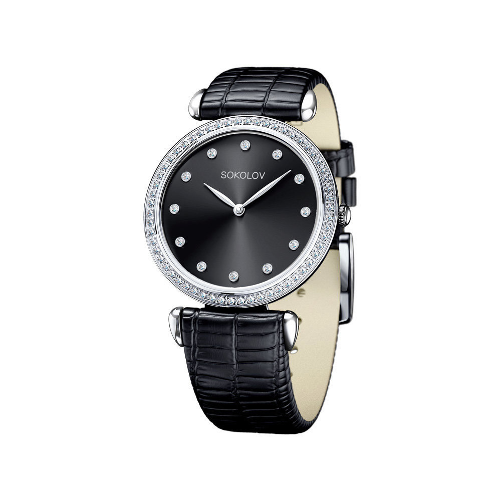 Купить женские серебряные часы в Москве в интернет-магазине, артикул 106.30.00.001.07.01.2