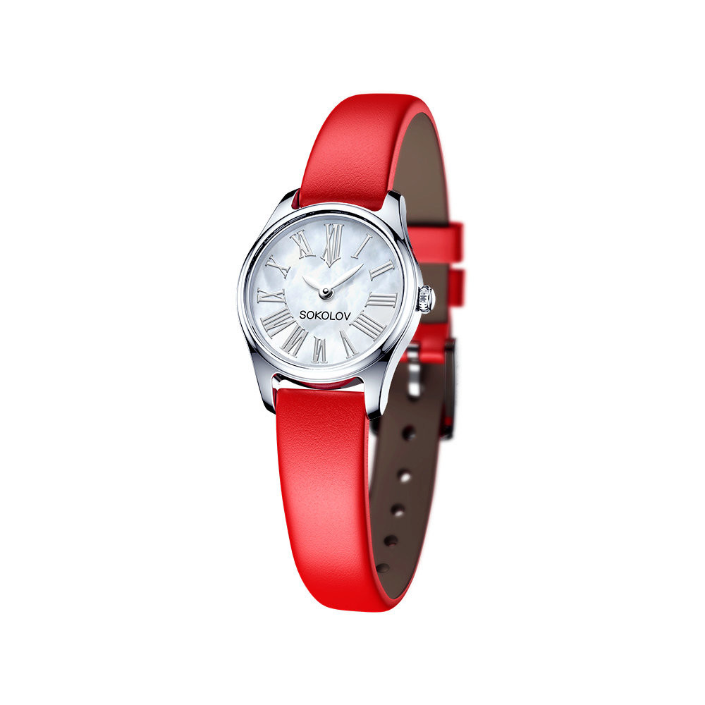 Купить женские серебряные часы в Москве в интернет-магазине, артикул 155.30.00.000.01.03.2