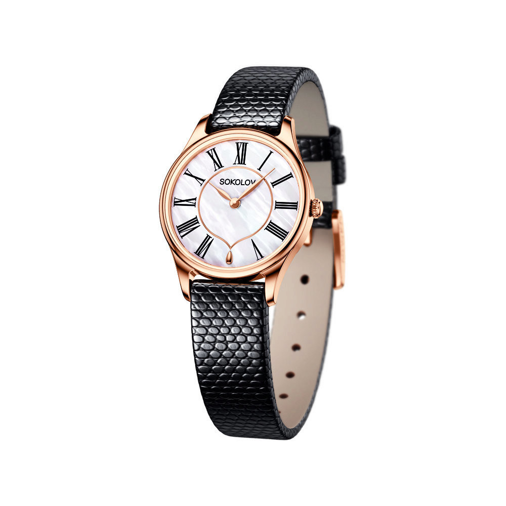 Купить женские золотые часы в Москве в интернет-магазине, артикул 238.01.00.000.01.01.2